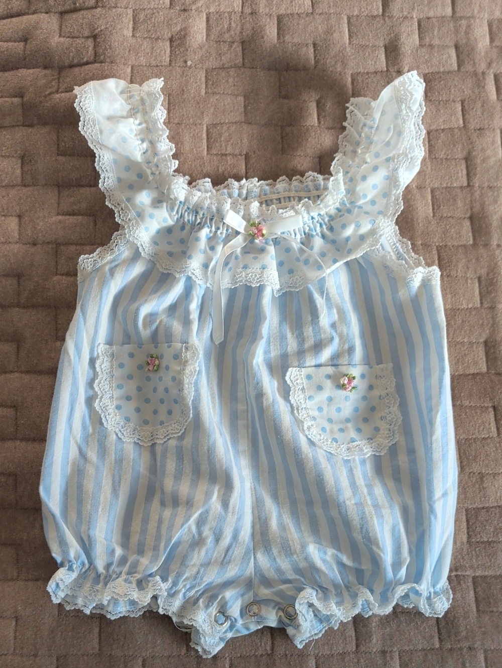 Vintage Girls' Romper